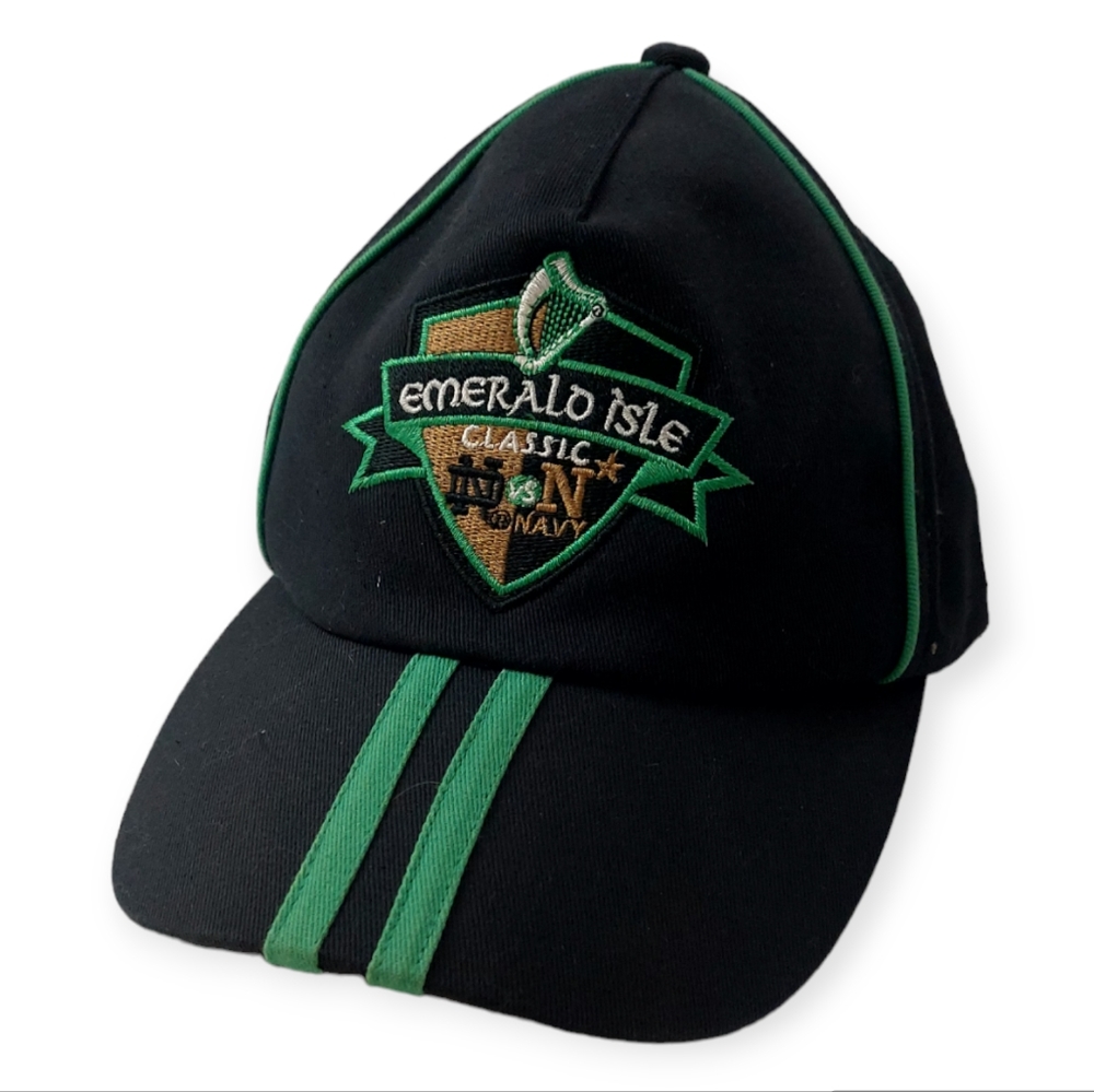 Emerald Isle Notre Dame US Navy Baseball Cap Hat Lansdowne Classic Blue